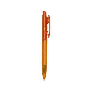 Caneta Plástica Translucida — Laranja