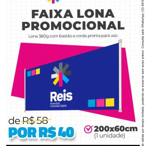 FAIXA LONA PROMOCIONAL