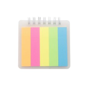 Bloco De Anotação C/ Auto-adesivo — Transparente / Branco