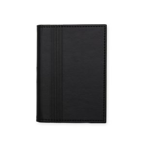 Bloco De Anotação C/ Porta Caneta — Preto