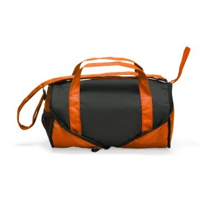Bolsa Dobrável Poliéster 6l — Laranja / Preto