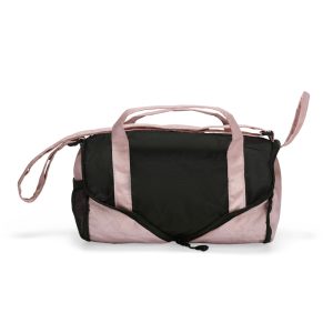 Bolsa Dobrável Poliéster 6l — Rosa / Preto