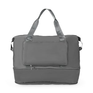 Bolsa Expansível E Dobrável 30 Litros — Cinza
