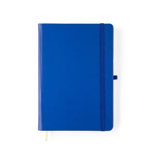 Caderneta Fosca Com Pauta — Azul
