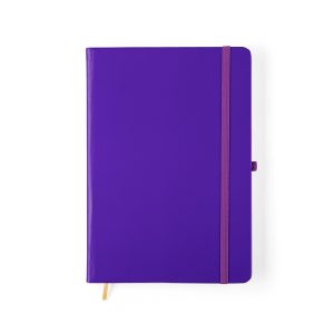 Caderneta Fosca Com Pauta — Roxo