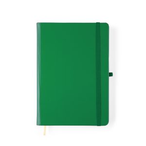 Caderneta Fosca Com Pauta — Verde