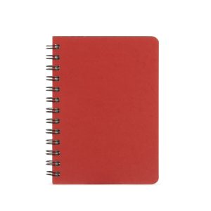 Caderneta Kraft 17x13 Com Pauta — Vermelho