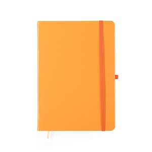 Caderneta Laminada Sem Pauta — Laranja