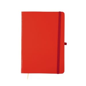 Caderneta Laminada Sem Pauta — Vermelho