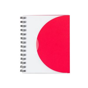Caderneta Plástica — Vermelho