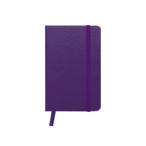Caderneta De Couro Sintético — Roxo