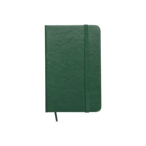 Caderneta De Couro Sintético S/ Pauta — Verde