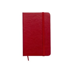 Caderneta De Couro Sintético — Vermelho
