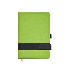 Caderneta A5 Em Pu — Verde