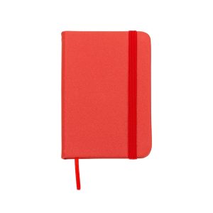 Mini Caderneta Sintética Brilhante — Vermelho (03024-VM)