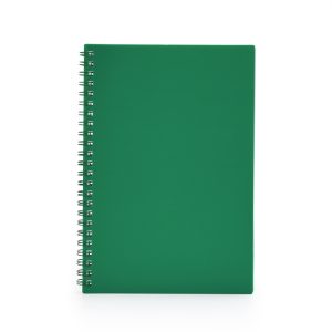 Caderno A5 Plástico — Verde (05071-VDE)