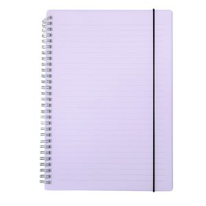 Caderno B5 Plástico — Roxo