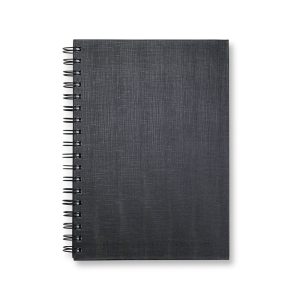 Caderno Linho — Preto