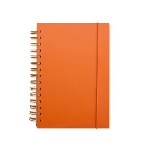 Caderno Couchê — Laranja