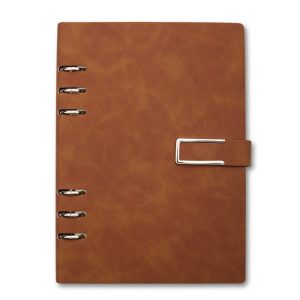 Caderno Fichário Pu — Marrom