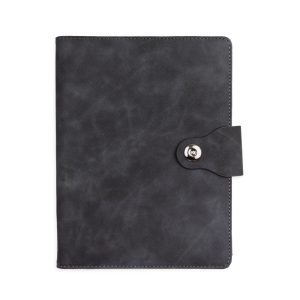Caderno Fichário Pu — Preto
