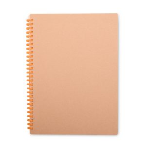 Caderno Kraft — Laranja