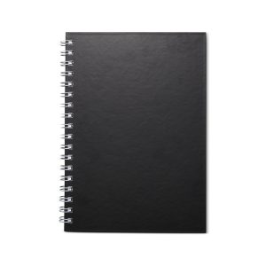 Caderno Percalux Emborrachado — Preto