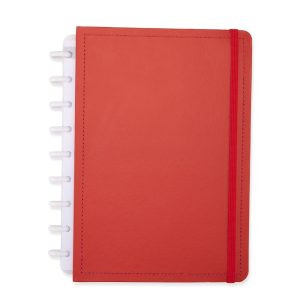 Caderno De Disco — Vermelho