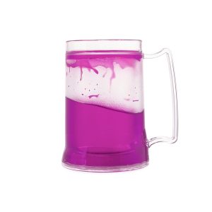 Caneca Acrílica C/ Gel 400ml — Rosa