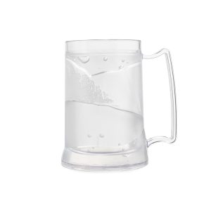 Caneca Acrílica C/ Gel 400ml — Transparente
