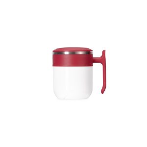 Caneca Inox 350ml — Vermelho / Branco