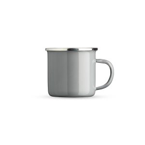 Caneca Inox 370ml — Cinza / Inox