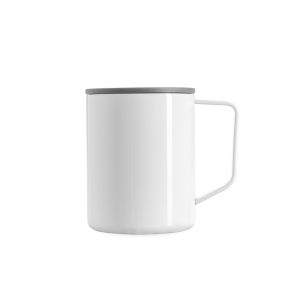 Caneca Inox Parede Dupla 270ml — Azul (P@18869-BCO)