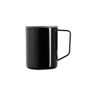 Caneca Inox Parede Dupla 270ml — Preto
