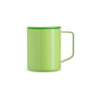 Caneca Inox Parede Dupla 270ml — Verde