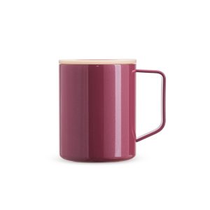 Caneca Inox Parede Dupla 270ml — Vermelho