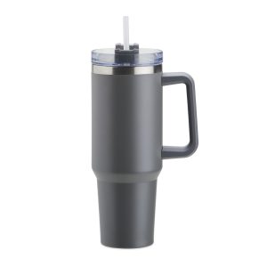 Caneca Térmica 1,2l — Cinza / Inox