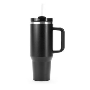 Caneca Térmica 1,2l — Preto / Inox