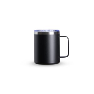 Caneca Térmica 350ml — Preto / Inox