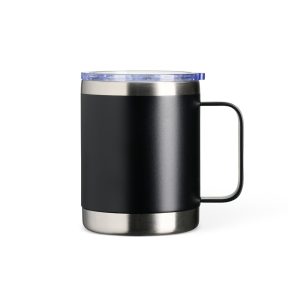 Caneca Térmica 350ml — Preto / Inox