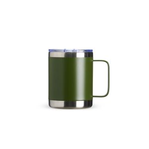 Caneca Térmica 350ml — Verde / Inox