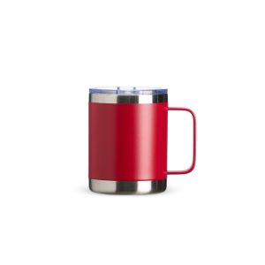 Caneca Térmica 350ml — Vermelho / Inox