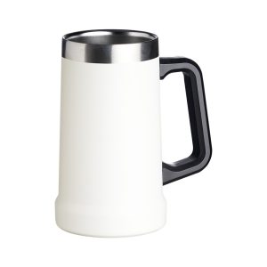 Caneca Térmica 700ml — Branco / Inox