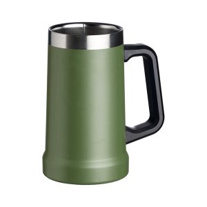 Caneca Térmica 700ml — Verde / Inox