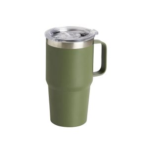 Caneca Térmica 700ml — Verde / Inox