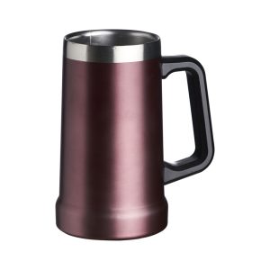 Caneca Térmica 700ml — Vermelho / Inox