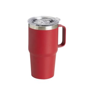 Caneca Térmica 700ml — Vermelho / Inox