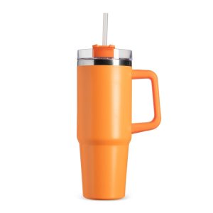 Caneca Térmica 900ml — Laranja