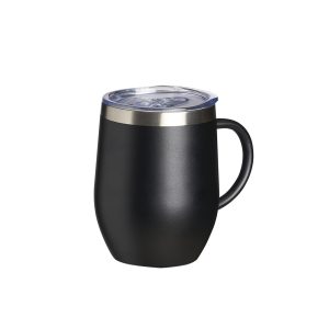 Caneca Termica 350ml — Preto / Inox