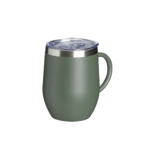 Caneca Termica 350ml — Verde / Inox